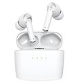 J8 Active Noise Reduction TWS Earphones with Charging Case - White