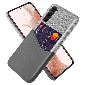 Samsung Galaxy S23 5G KSQ Maska sa Pregradom za Karticu - Siva