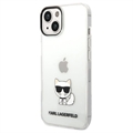 Karl Lagerfeld Choupette Logo iPhone 14 Plus Maska - Providna