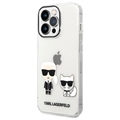 Karl Lagerfeld Ikonik Karl & Choupette iPhone 14 Pro Max Maska - Providna