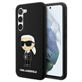 Karl Lagerfeld Ikonik Samsung Galaxy S23 5G Silikonska Maska - Crna