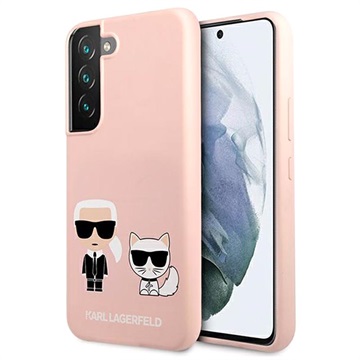 Karl Lagerfeld Karl & Choupette Samsung Galaxy S22+ 5G Silikonska Maska - Roze