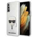 Karl Lagerfeld Karl's Head Samsung Galaxy S21+ 5G Maska - Transparentna