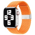 Apple Watch Series Ultra 3/2/Ultra/11/10/9/8/SE 3/(2022)/7/SE/6/5/4/3/2/1 Pleteni Kaiš - 49mm/46mm/45mm/44mm/42mm - Narandžasti