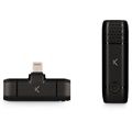 Ksix Wireless Clip-On Microphone for iPhone - Lightning - Black