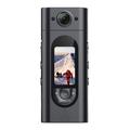 LK2313 4K Rotatable-Lens Action Camera - IP65 Waterproof - Black