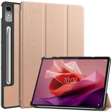 Lenovo Tab P12 Tri-Fold Serija Smart Zaštitna Futrola - Zlatnoroze