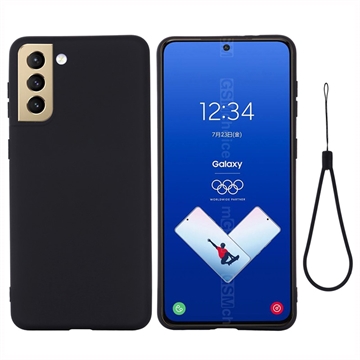 Samsung Galaxy S21 FE 5G Maska od Tečnog Silikona - Crna