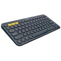 Logitech K380 Multi-Device Bluetooth Tastatura - Nordijski Raspored - Tamnosiva