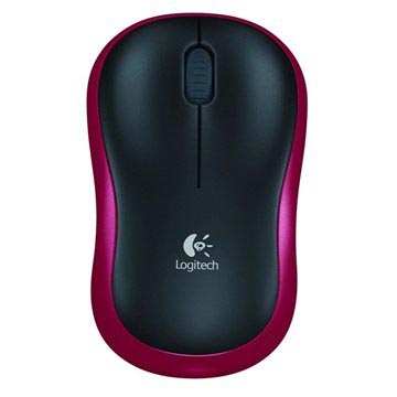 Logitech M185 Bežični Miš - Crvena