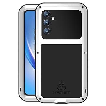 Love Mei Powerful Samsung Galaxy A34 5G Hibridna Maska - Srebrna