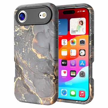 iPhone Air Luxury Marble Hybrid Case