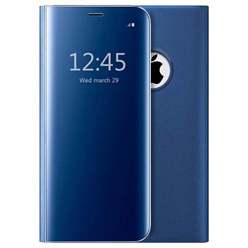 iPhone 7/8/SE (2020)/SE (2022) Luksuzna View Futrola sa efektom ogledala - Plava