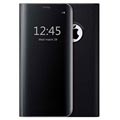 Luxury Series Mirror View iPhone 7 Plus / 8 Plus Flip Futrola - Crna