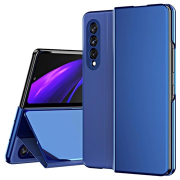 Samsung Galaxy Z Fold3 5G Luxury Mirror Flip View Futrola - Plava