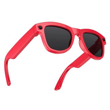 M01S AI Smart Glasses with Real-Time Translation & HD Camera - Red