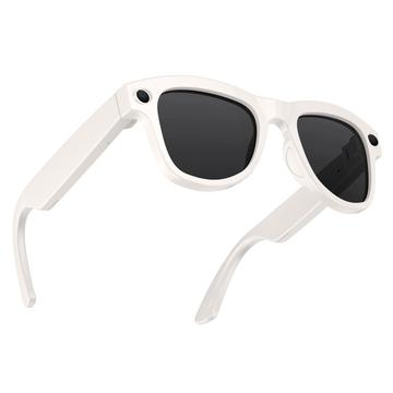 M01S AI Smart Glasses with Real-Time Translation & HD Camera - White