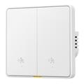 MG-KG126 Zigbee Radar Smart Switch / Human Sensor Wall Switch - 2 Gang, 1 Way