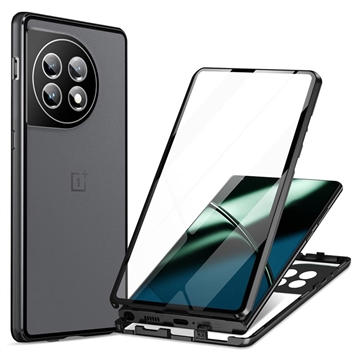 OnePlus 11 Magnetna Maska sa Kaljenim Staklom - Crna