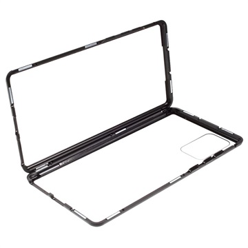 Samsung Galaxy Note20 Magnetna Maska sa Kaljenim Staklom - Crna