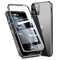 iPhone 11 Pro Magnetna Futrola sa Kaljenim Staklom - Crna