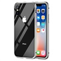 iPhone X Magnetna Zaštitna Maska sa Poleđinom od Kaljenog Stakla - Siva