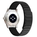 Samsung Galaxy Watch4/Watch4 Classic/Watch5/Watch6/Watch FE/Watch7 Magnetno - Silikonski Sportski Kaiš - Crni
