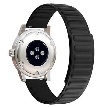 Samsung Galaxy Watch4/Watch4 Classic/Watch5/Watch6 Magnetno - Silikonski Sportski Kaiš - Crni