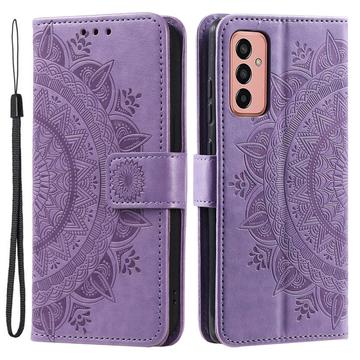 Samsung Galaxy A14/A14 5G Mandala Series Futrola-Novčanik - Ljubičasta