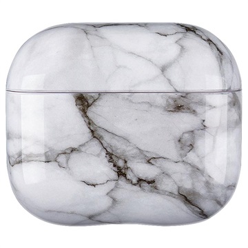 Marble Pattern AirPods 3 Futrola - Bela