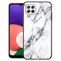 Marble Series Samsung Galaxy A22 4G Maska sa Kaljenim Staklom