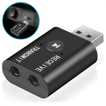 Mini Bluetooth Audio Predajnik / Prijemnik YET-TR6 - USB-A, 3.5mm
