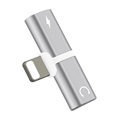 Mini T-Shape 2-u-1 Lightning Adapter - iPhone XS Max/XS/XR