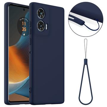 Motorola Edge 50 Fusion/G96 Maska od Tečnog Silikona - Kompatibilna sa MagSafe - Tamnoplava