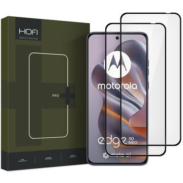Motorola Edge 50 Neo/60 Neo Hofi Premium Pro+ Zaštitno Kaljeno Staklo - 9H - 2 Kom. - Crne Ivice