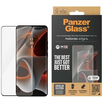 Motorola Edge 50 Pro/50 Ultra PanzerGlass Ultra-Wide Fit EasyAligner Zaštitno Staklo - Crne Ivice