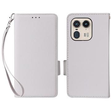 Motorola Edge 50 Ultra/Moto X50 Ultra Wallet Case Magnetic Closure - White