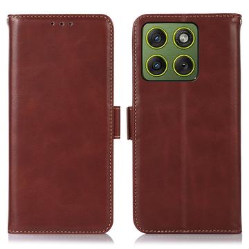 Motorola Edge 70 Wallet Leather Case with RFID - Brown