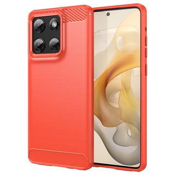 Motorola Moto G Stylus 5G (2025) Brushed TPU Case - Carbon Fiber