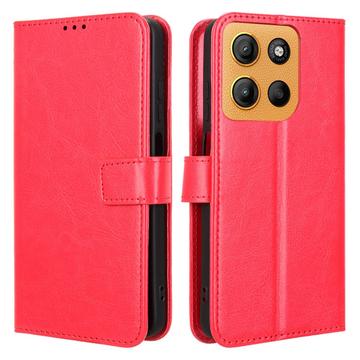 Motorola Moto G15/G15 Power Wallet Case Magnetic Closure - Red