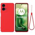 Motorola Moto G24 Power Maska od Tečnog Silikona - Crvena