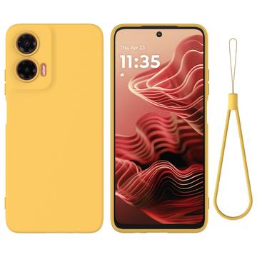 Motorola Moto G35 Maska od Tečnog Silikona - Žuta