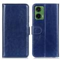 Motorola Moto G35 Wallet Case Magnetic Closure - Blue