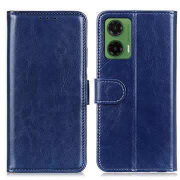 Motorola Moto G35 Wallet Case Magnetic Closure - Blue