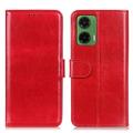 Motorola Moto G35 Wallet Case Magnetic Closure - Red