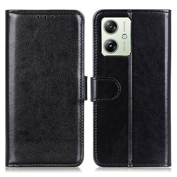 Motorola Moto G64 Wallet Case Magnetic Closure - Black