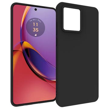 Motorola Moto G84 Anti-Fingerprint Mat TPU Zaštitna Maska - Crna