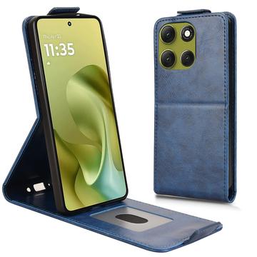 Motorola Moto G86 Power Vertical Flip Case with Stand - Dark Blue