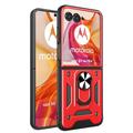 Motorola Razr 50 Ultra Hibridna Maska sa Prstenom - Crvena