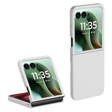 Motorola Razr 60 Ultra Gumirana Plastična Zaštitna Maska - Bela